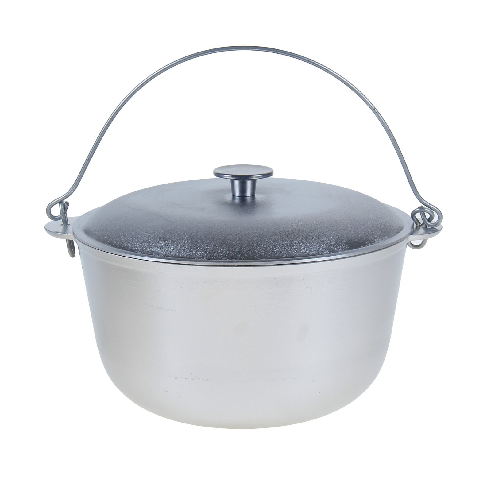 Казан походный 7л "Туризм" с крышкой и ручками d=28