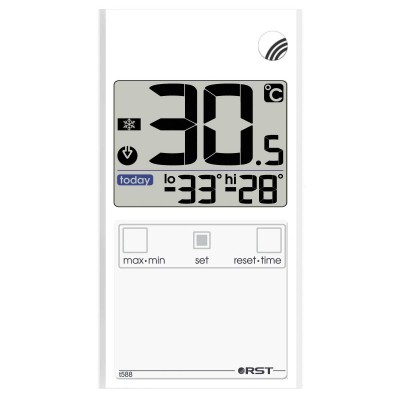 Термометр оконный (ультратонкий корпус, улица) цифровой