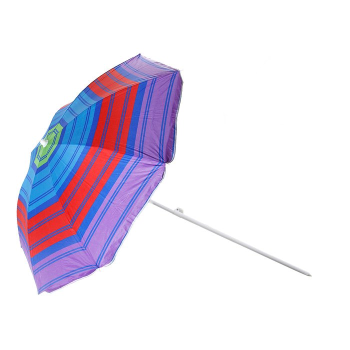 Зонт пляжный "Модерн" сер. покрытие d=160, h=170 микс