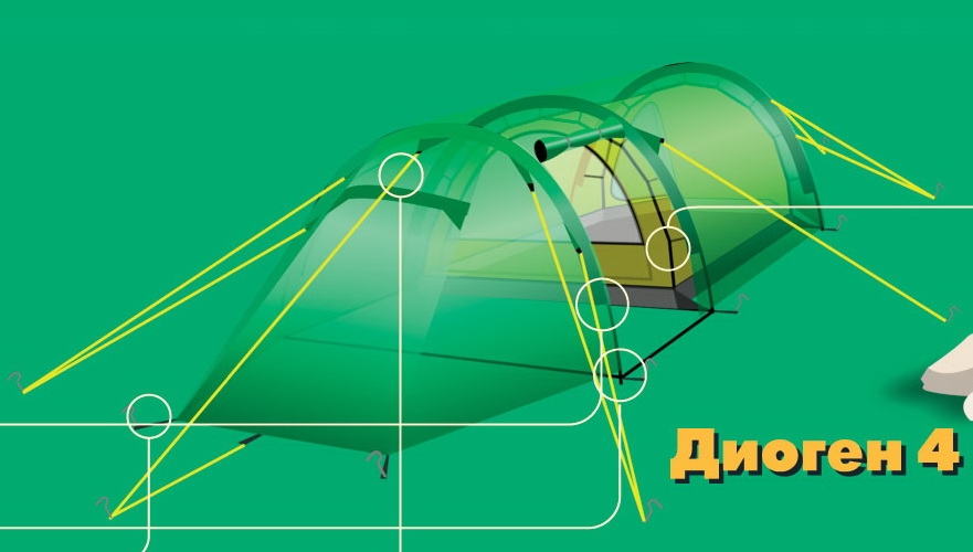 Палатка "Диоген 4"