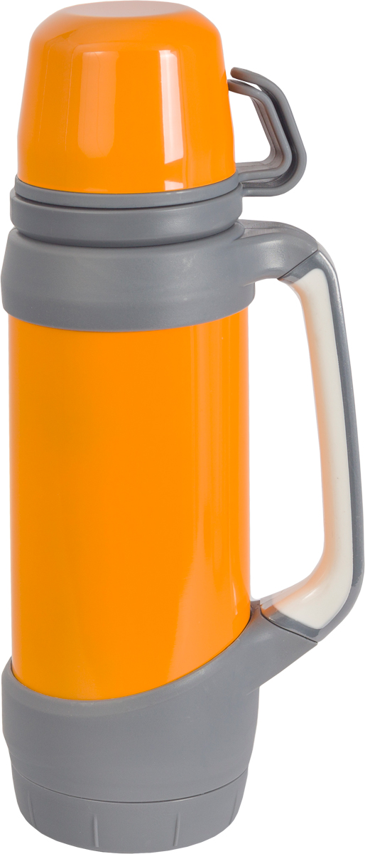 Термос Classic 1л с 2 кружками оранжевый