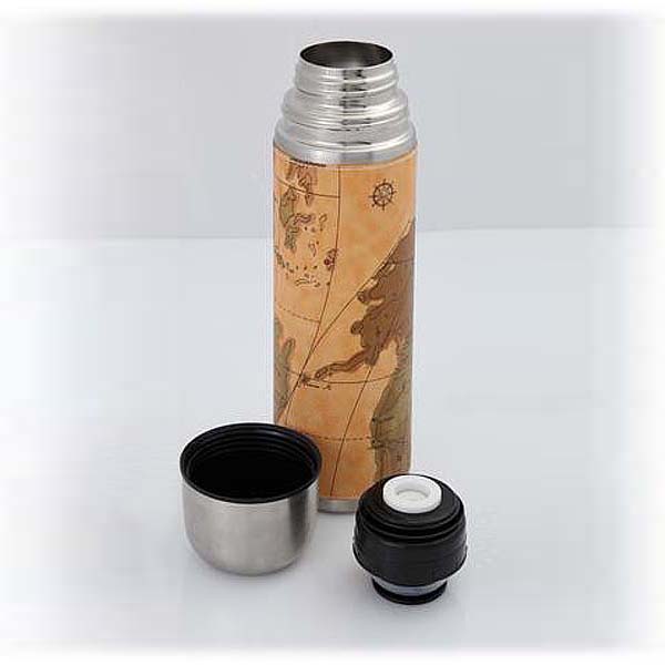 Термос с картой "Где мы?" 1л