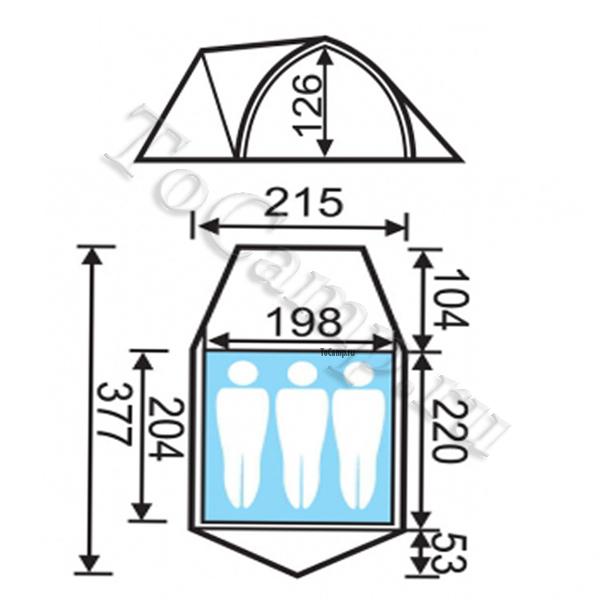 Палатка Банф-350